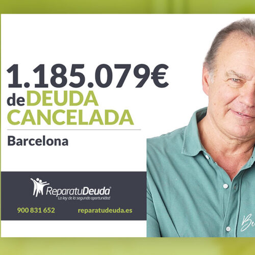 Repara tu Deuda Abogados cancela 1.185.079 € en Barcelona (Catalunya) con la Ley de la Segunda Oportunidad