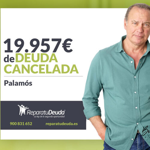 Repara tu Deuda Abogados cancela 19.957 € en Palamós (Girona) con la Ley de Segunda Oportunidad