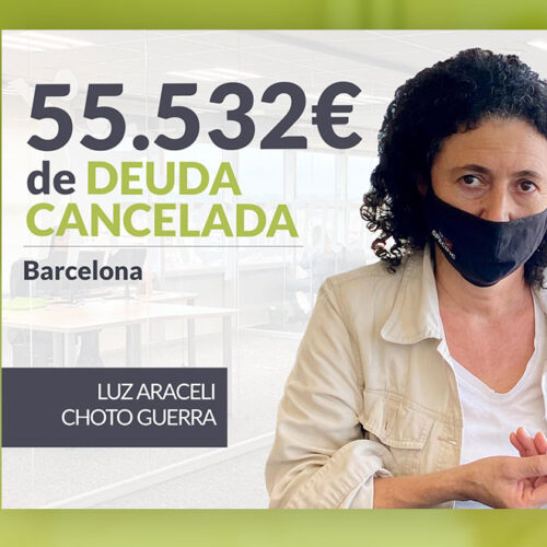 Repara tu Deuda Abogados cancela 55.532 € en Barcelona (Catalunya) con la Ley de Segunda Oportunidad