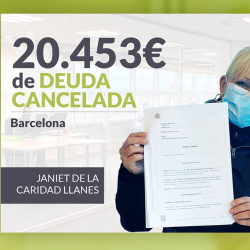 Repara tu Deuda Abogados cancela 20.453 € en Barcelona (Cataluña) con la Ley de Segunda Oportunidad