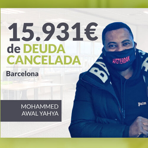 Repara tu Deuda Abogados cancela 15.931 € en Barcelona (Cataluña) con la Ley de Segunda Oportunidad