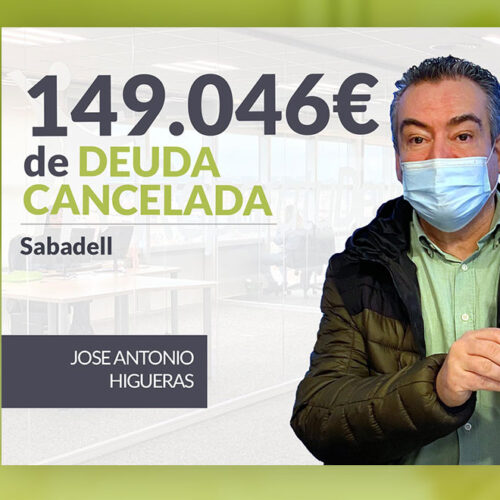 Repara tu Deuda Abogados cancela 149.046 € en Sabadell (Barcelona) con la Ley de Segunda Oportunidad