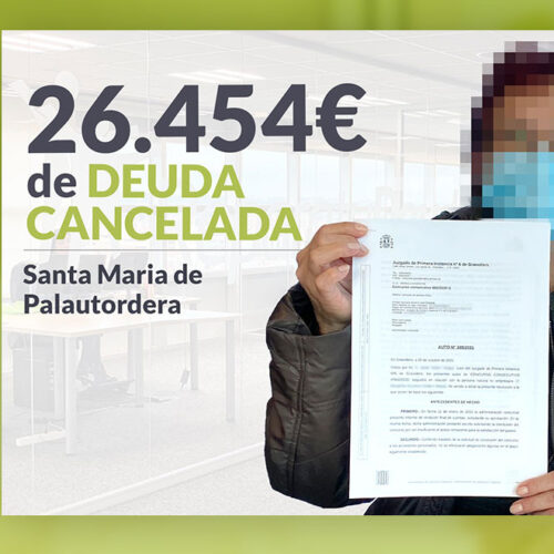 Repara tu Deuda Abogados cancela 26.454 € en Santa Maria de Palautordera (Barcelona) con la Ley de Segunda Oportunidad