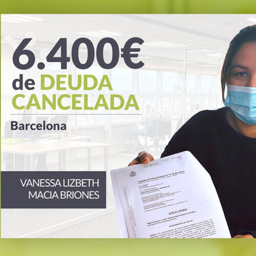 Repara tu Deuda Abogados cancela 6.400 € en Barcelona (Cataluña) con la Ley de Segunda Oportunidad