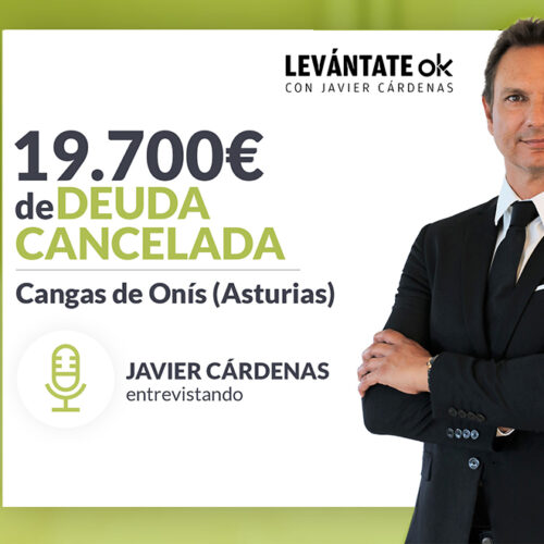 Javier Cárdenas habla con una persona libre de deudas por Repara tu Deuda y la Ley de Segunda Oportunidad