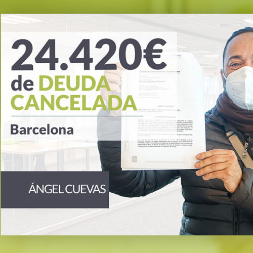 Repara tu Deuda Abogados cancela 24.420 € en Barcelona (Cataluña) con la Ley de Segunda Oportunidad