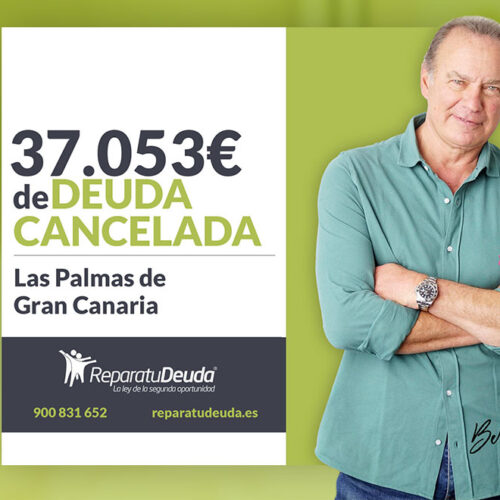 Repara tu Deuda abogados cancela 37.053 € a un matrimonio de Las Palmas de Gran Canaria (Canarias) con la Ley de Segunda Oportunidad