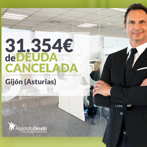 Repara tu Deuda cancela 31.354 € en Gijón (Asturias) con la Ley de la Segunda Oportunidad