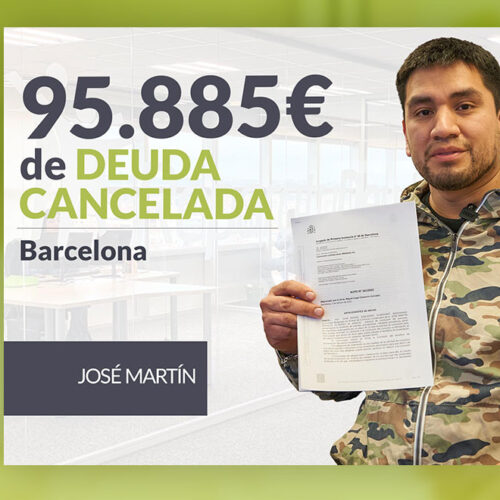 Repara tu Deuda Abogados cancela 95.885 € en Barcelona (Catalunya) con la Ley de Segunda Oportunidad