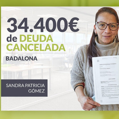 Repara tu Deuda Abogados cancela 34.400 € en Badalona (Barcelona) con la Ley de Segunda Oportunidad