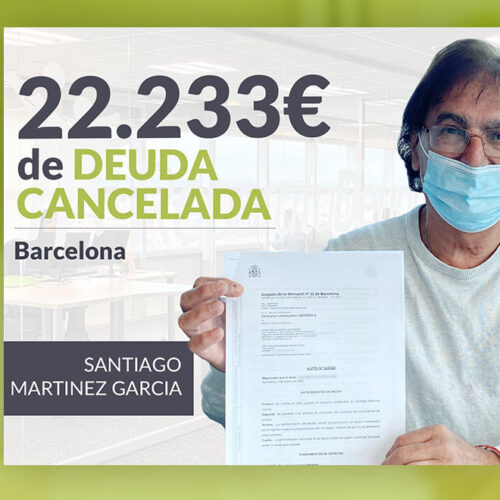 Repara tu Deuda Abogados cancela 22.233 € en Barcelona (Catalunya) con la Ley de Segunda Oportunidad