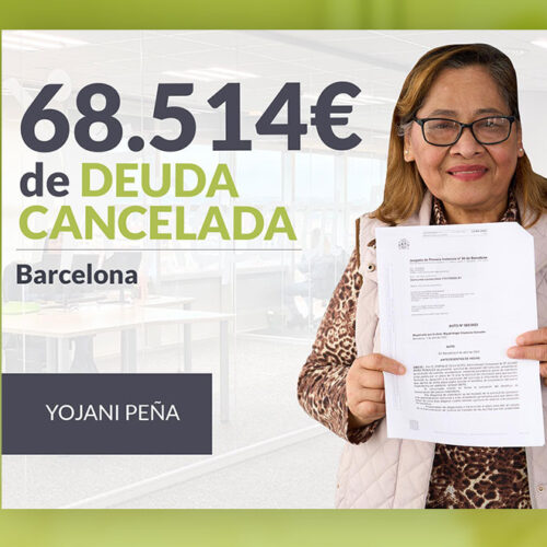 Repara tu Deuda Abogados cancela 68.514 € en Barcelona (Catalunya) con la Ley de Segunda Oportunidad