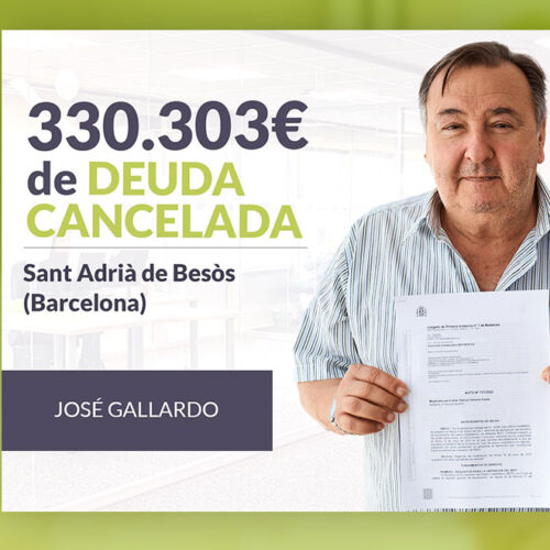 Repara tu Deuda Abogados cancela 330.303 € en Sant Adrià de Besòs (Barcelona) con la Ley de Segunda Oportunidad