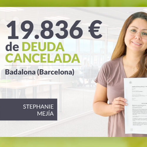 Repara tu Deuda Abogados cancela 19.836 € en Badalona (Barcelona) con la Ley de Segunda Oportunidad