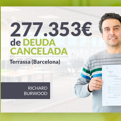 Repara tu Deuda Abogados cancela 277.353 € en Terrassa (Barcelona) con la Ley de Segunda Oportunidad