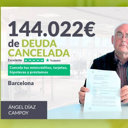 Repara tu Deuda Abogados cancela 144.022 € en Barcelona (Cataluña) con la Ley de Segunda Oportunidad