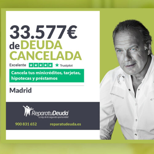 Repara tu Deuda Abogados cancela 33.577 € a un matrimonio de Madrid con la Ley de Segunda Oportunidad