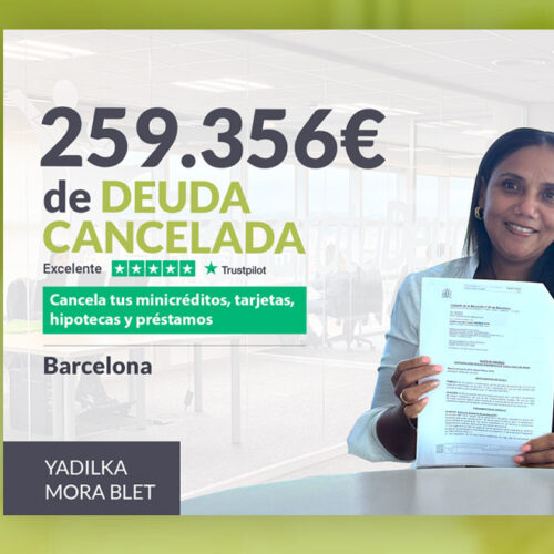 Repara tu Deuda Abogados cancela 259.356 € en Barcelona (Cataluña) con la Ley de Segunda Oportunidad